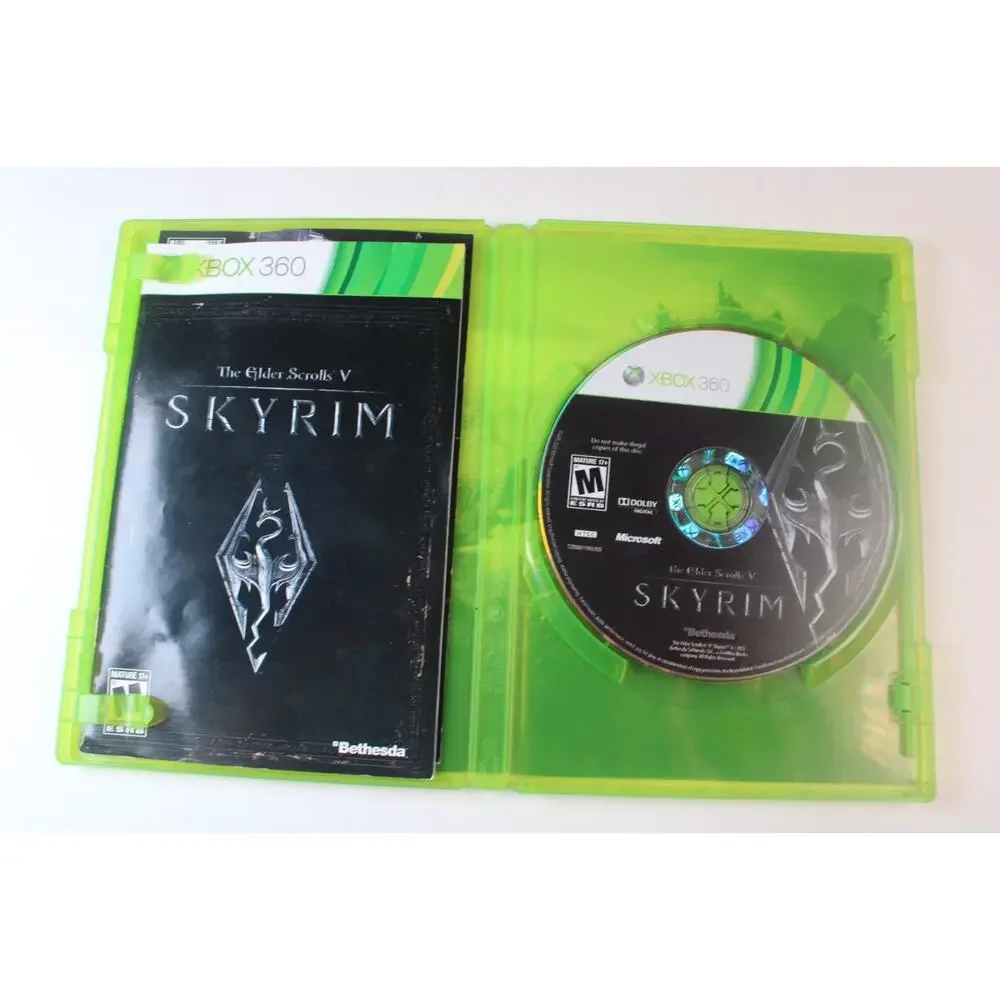 2 games: The Elder Scrolls IV: Oblivion & V: Skyrim (Xbox 360) Tested/Works